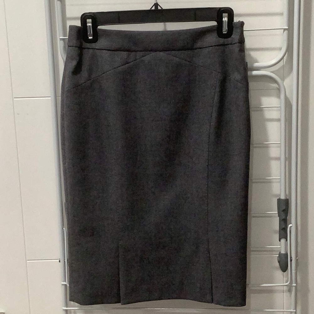 Ted Baker Gray Lined Pencil Skirt - Size 1
